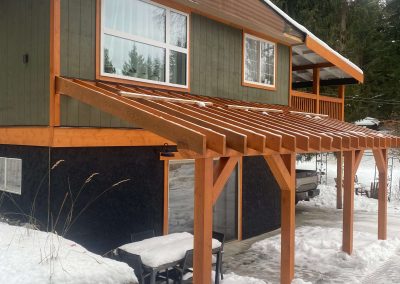 Shuswap Structures pergola for green house