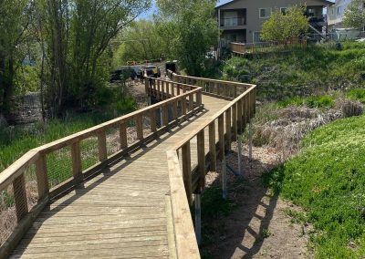 Shuswap Structures boardwalk we built