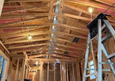 Shuswap Structures showing framing
